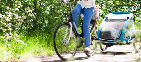 Remorque vélo bébé balade