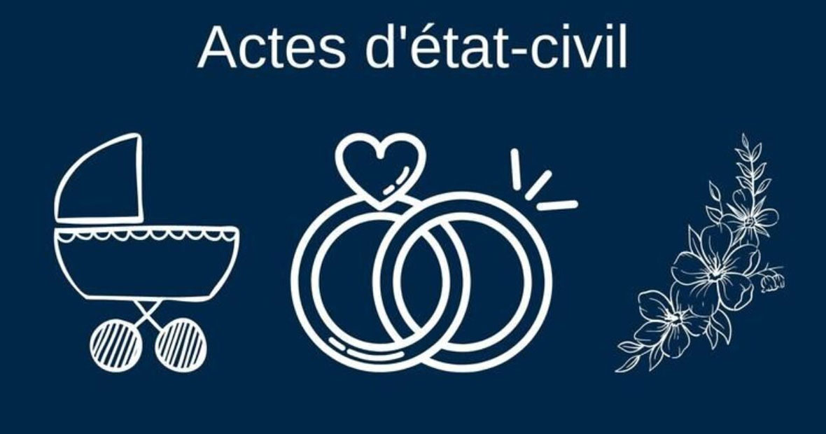 Accès aux actes d'État Civil